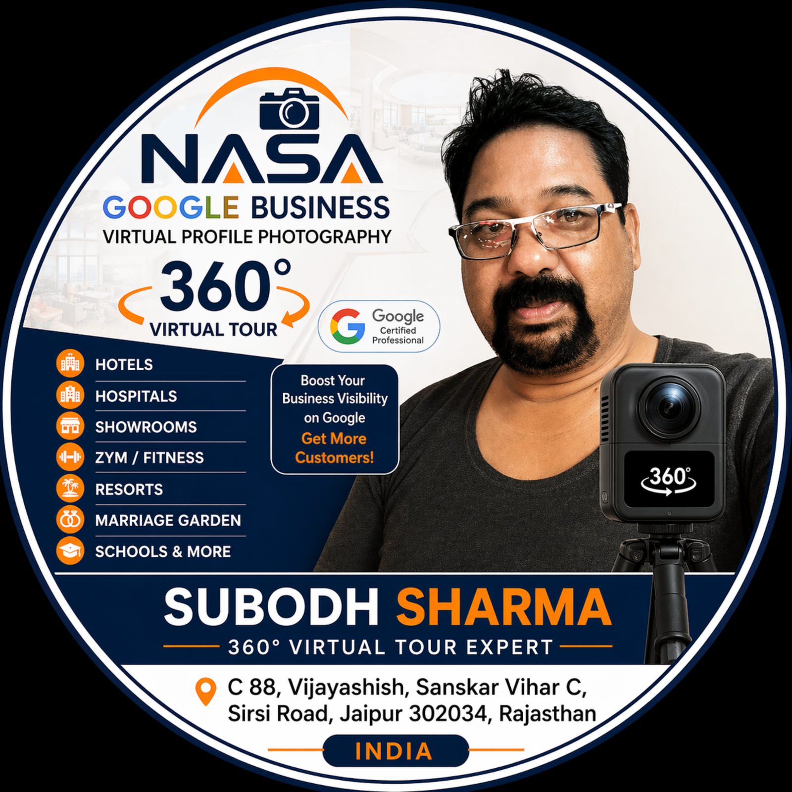 NASA Google Business Virtual Profile Photography