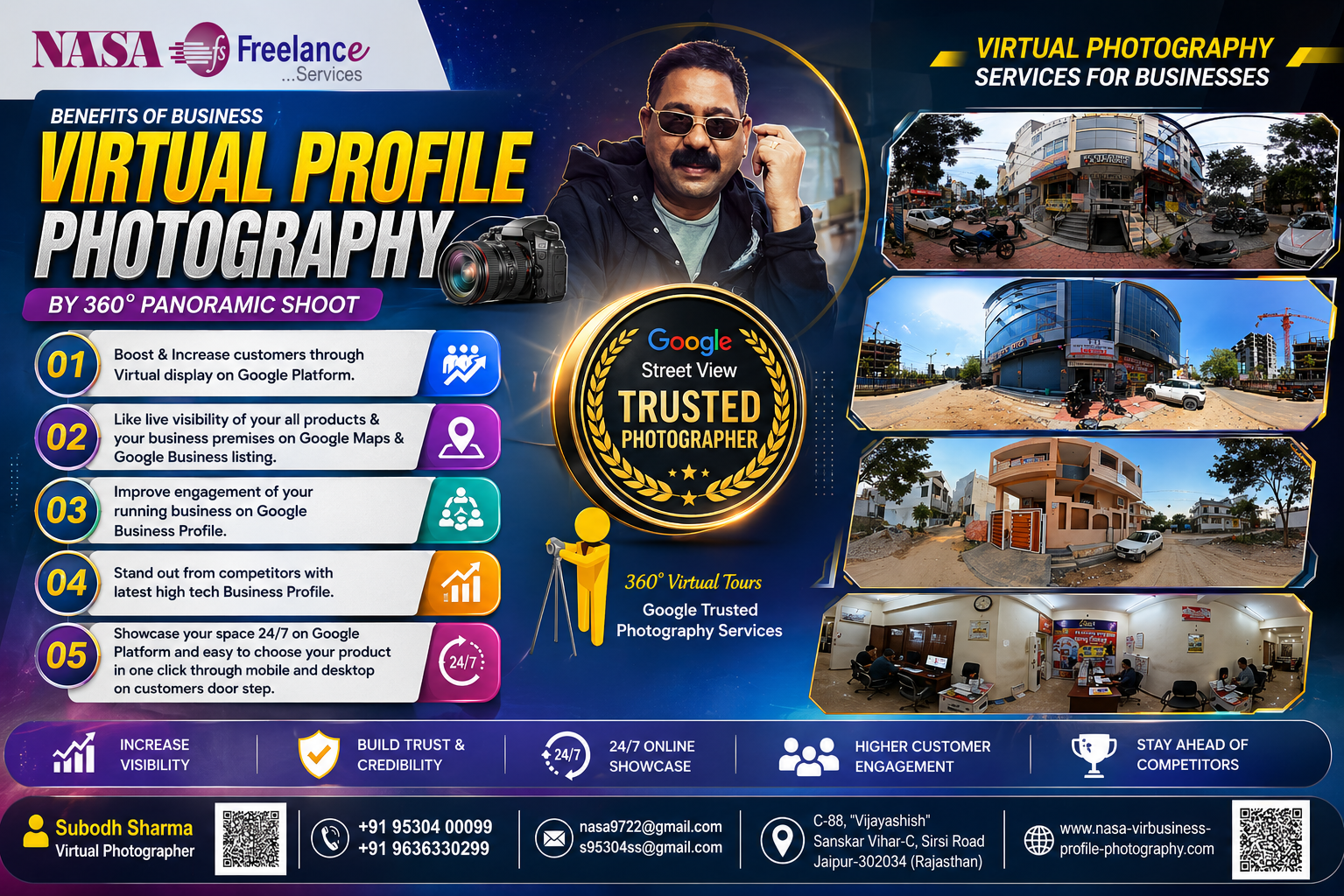 NASA Google Business Virtual Profile Photography