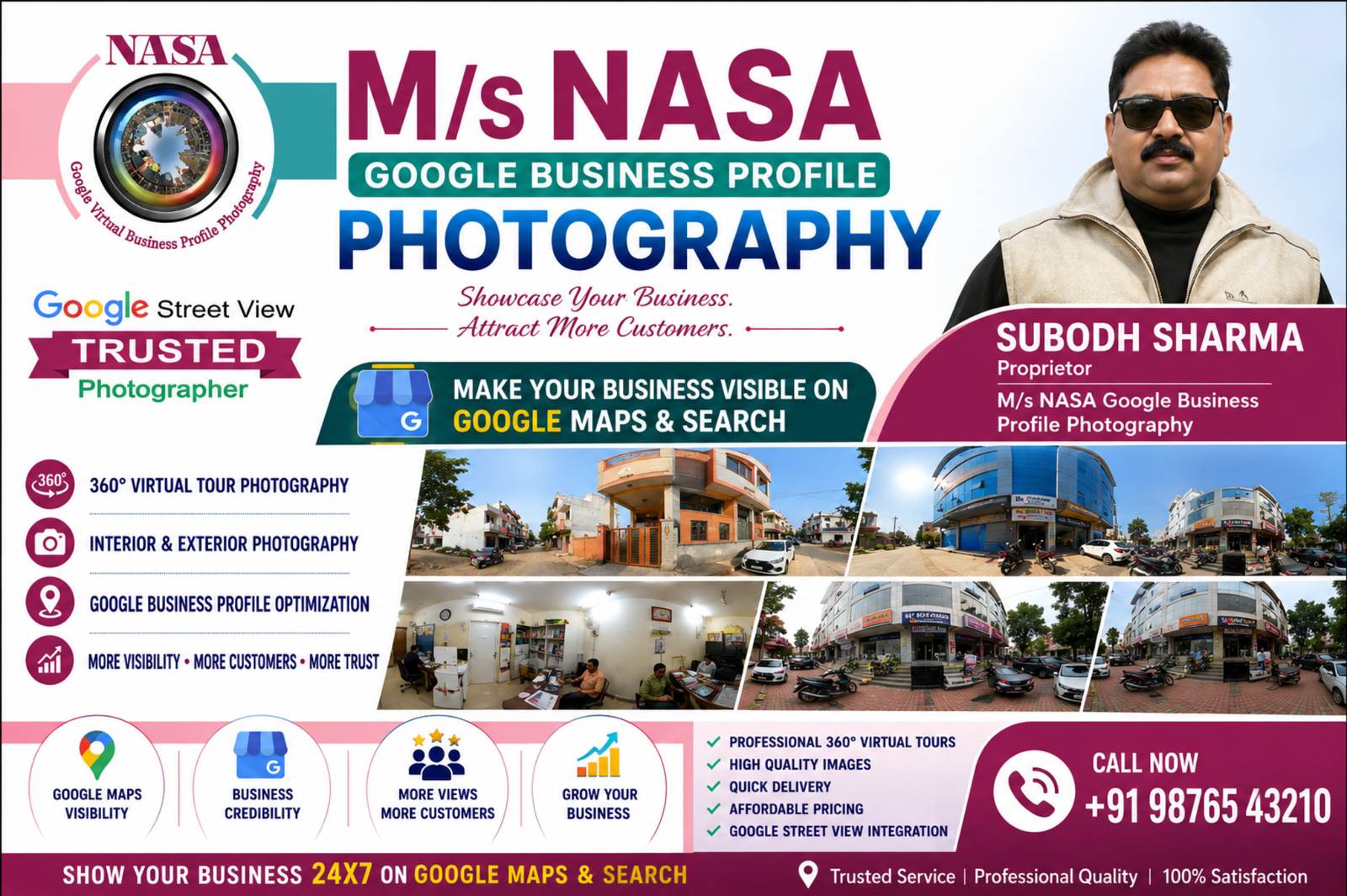 NASA Google Business Virtual Profile Photography 